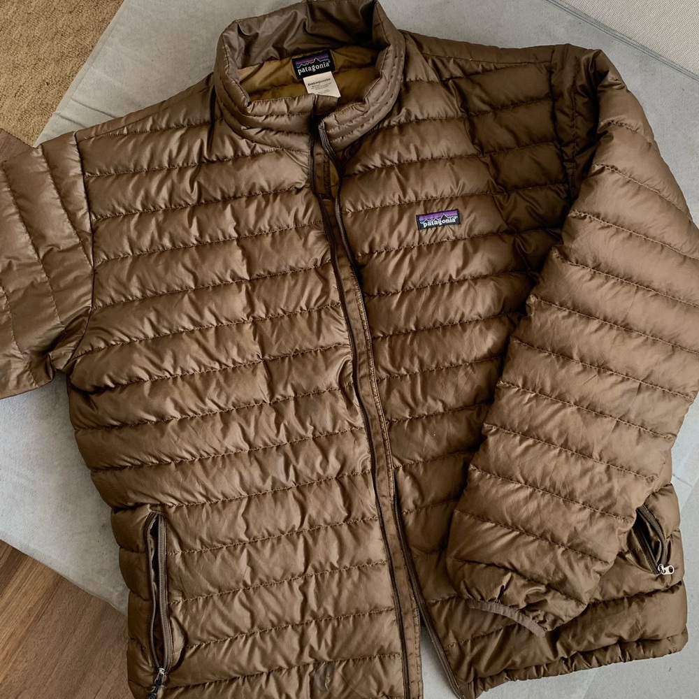 Brown Patagonia Puffer Jacket